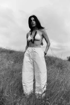 Women Imogene + Willie the flight pant in white ripstop