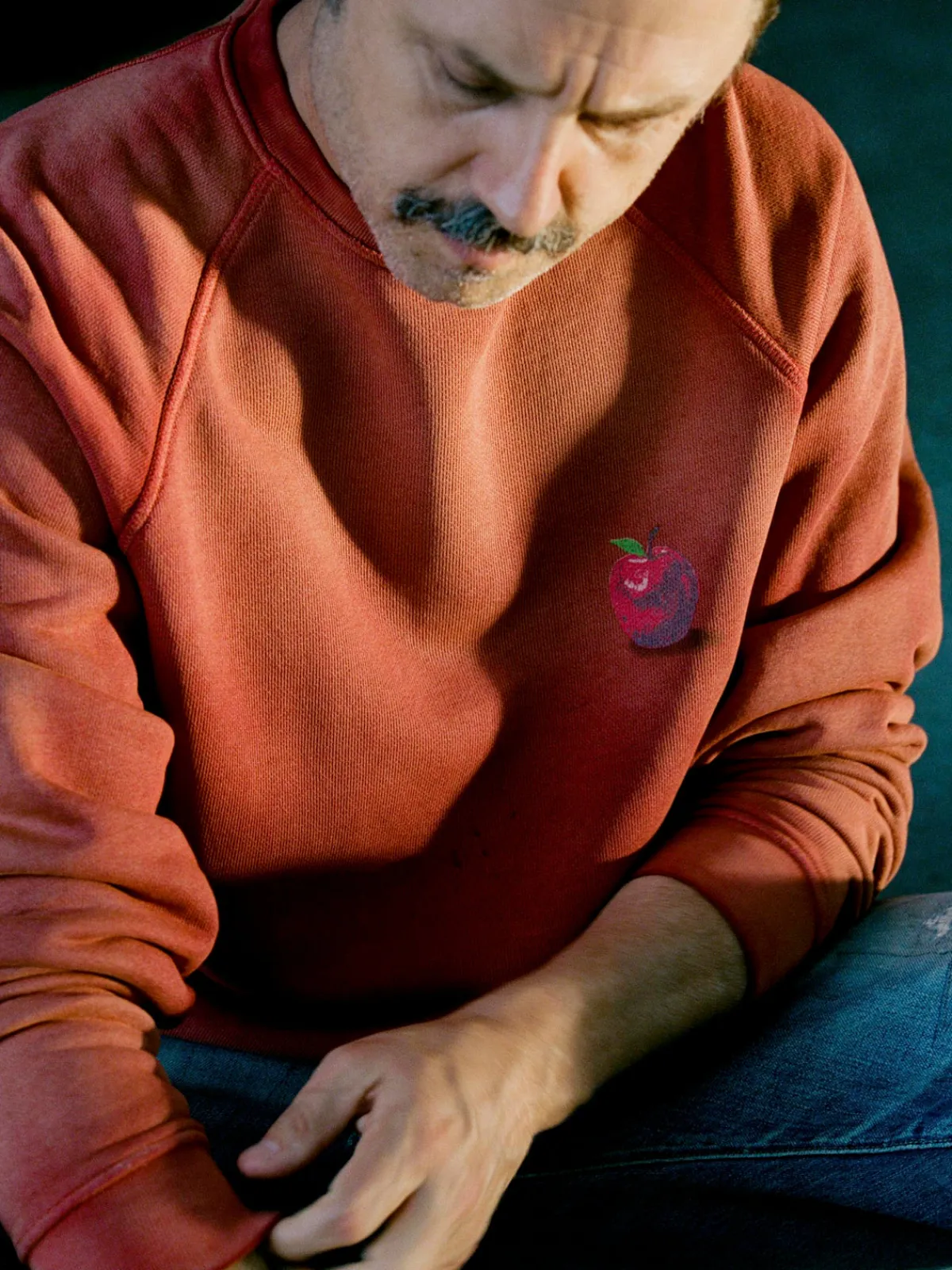 Imogene + Willie the "forbidden fruit" raglan crew