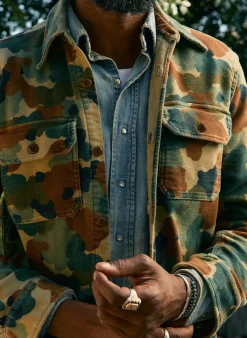 Imogene + Willie the griffin workshirt in painted camo