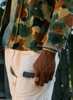 Imogene + Willie the griffin workshirt in painted camo
