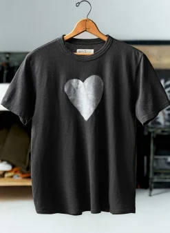 Women Imogene + Willie the "heart" tee in black