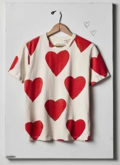 Women Imogene + Willie the "hearts all over" tee