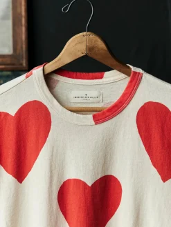 Women Imogene + Willie the "hearts all over" tee
