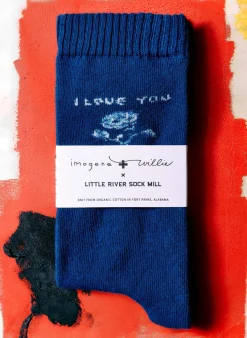 Imogene + Willie the "i love you" sock