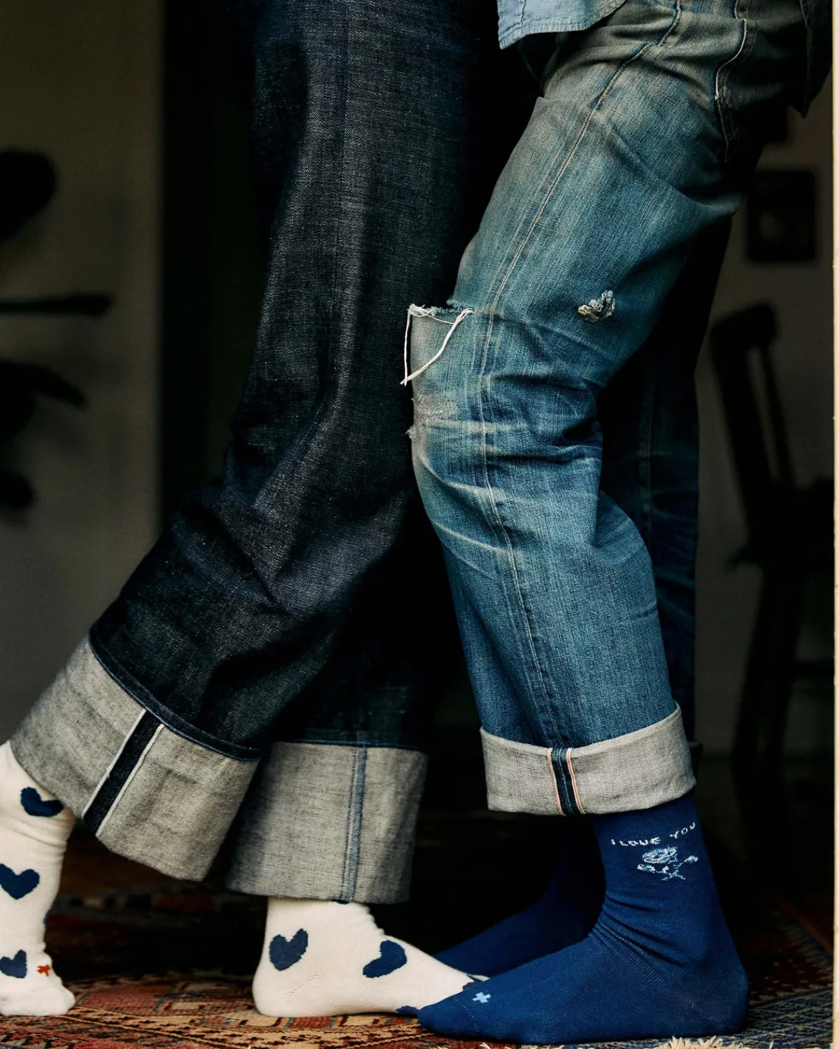 Imogene + Willie the "i love you" sock