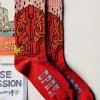 Imogene + Willie the i+w x opry "boot" sock in red