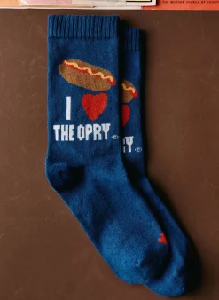 Imogene + Willie the i+w x opry "hot dog" sock