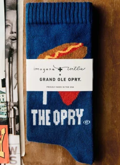 Imogene + Willie the i+w x opry "hot dog" sock
