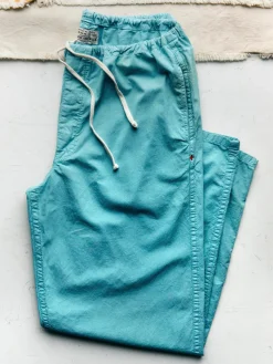 Women Imogene + Willie the lounge pant in aqua poplin