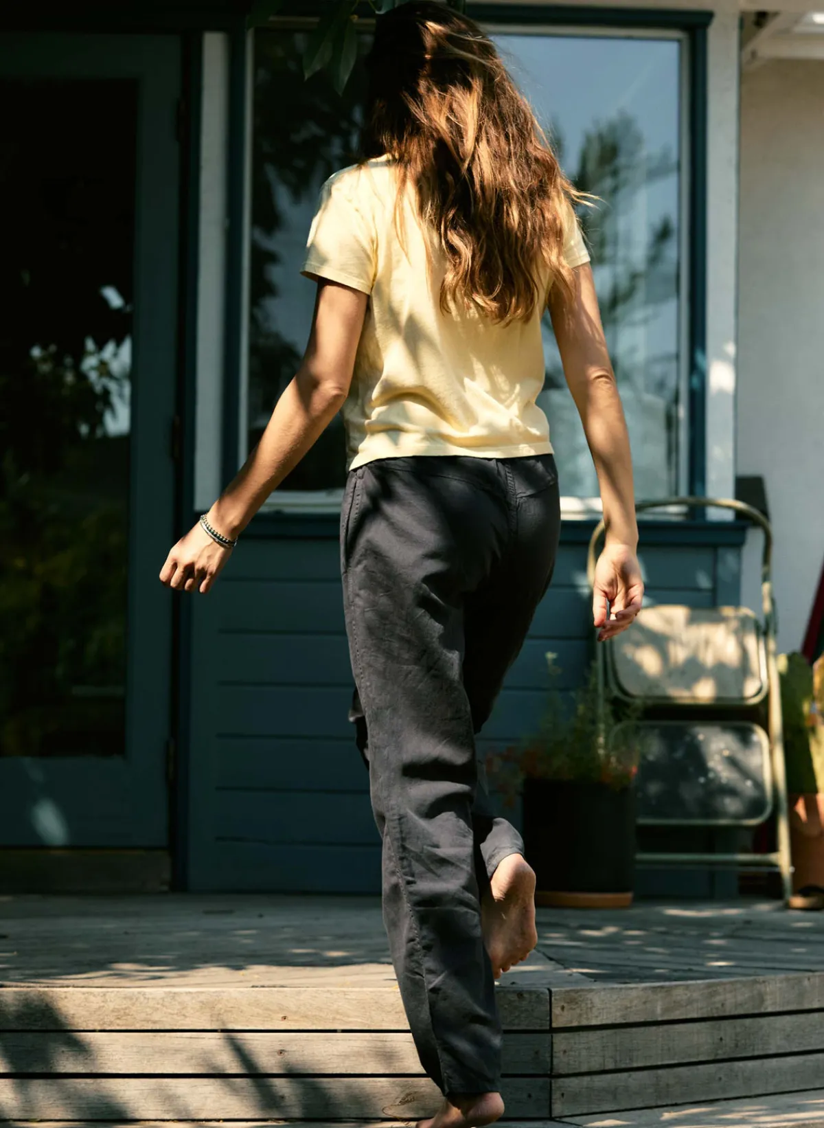 Women Imogene + Willie the lounge pant in faded black