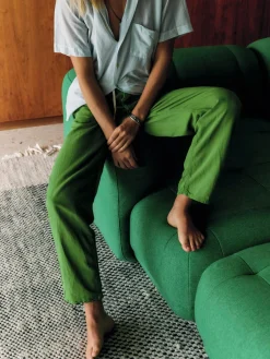 Women Imogene + Willie the lounge pant in fern green