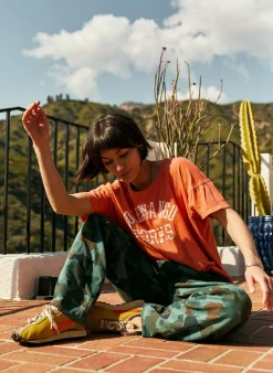 Women Imogene + Willie the lounge pant in painted camo
