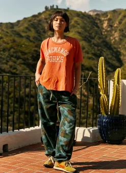 Women Imogene + Willie the lounge pant in painted camo