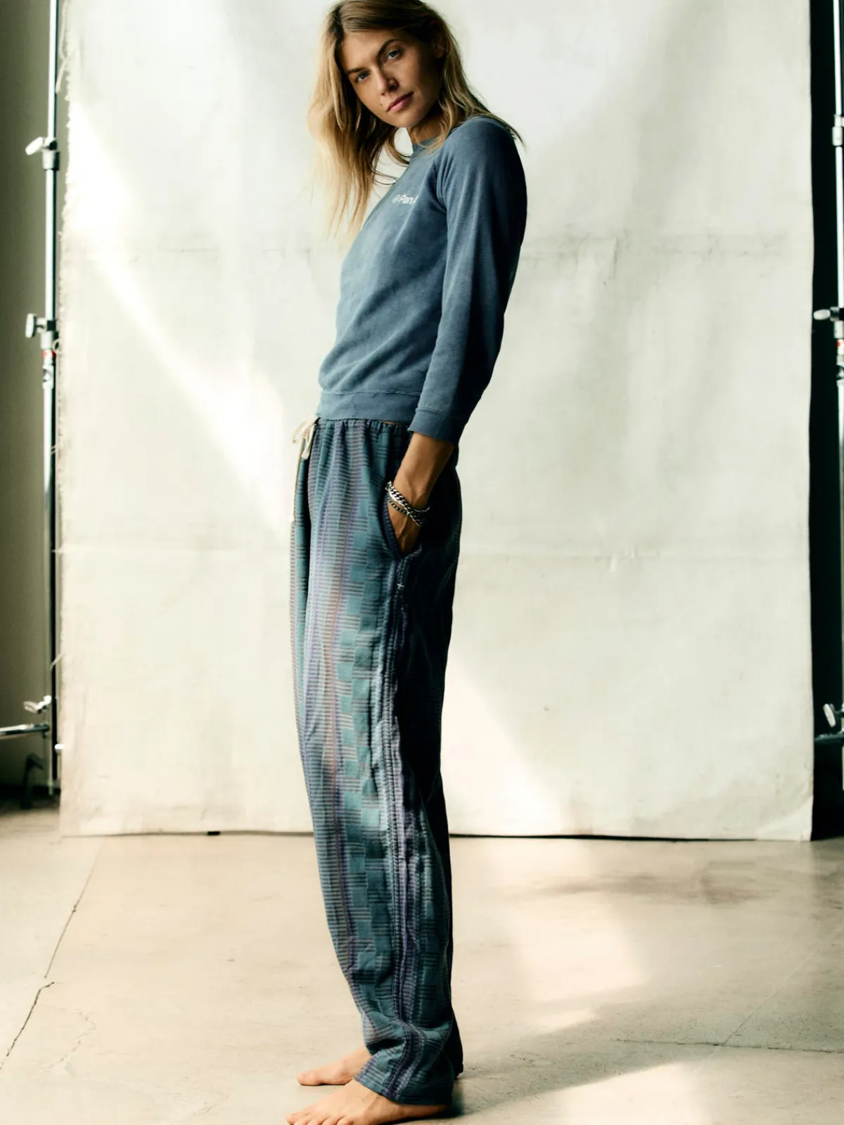 Women Imogene + Willie the lounge pant in sonoran jacquard