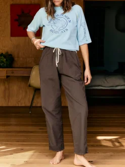 Women Imogene + Willie the lounge pant in umber poplin