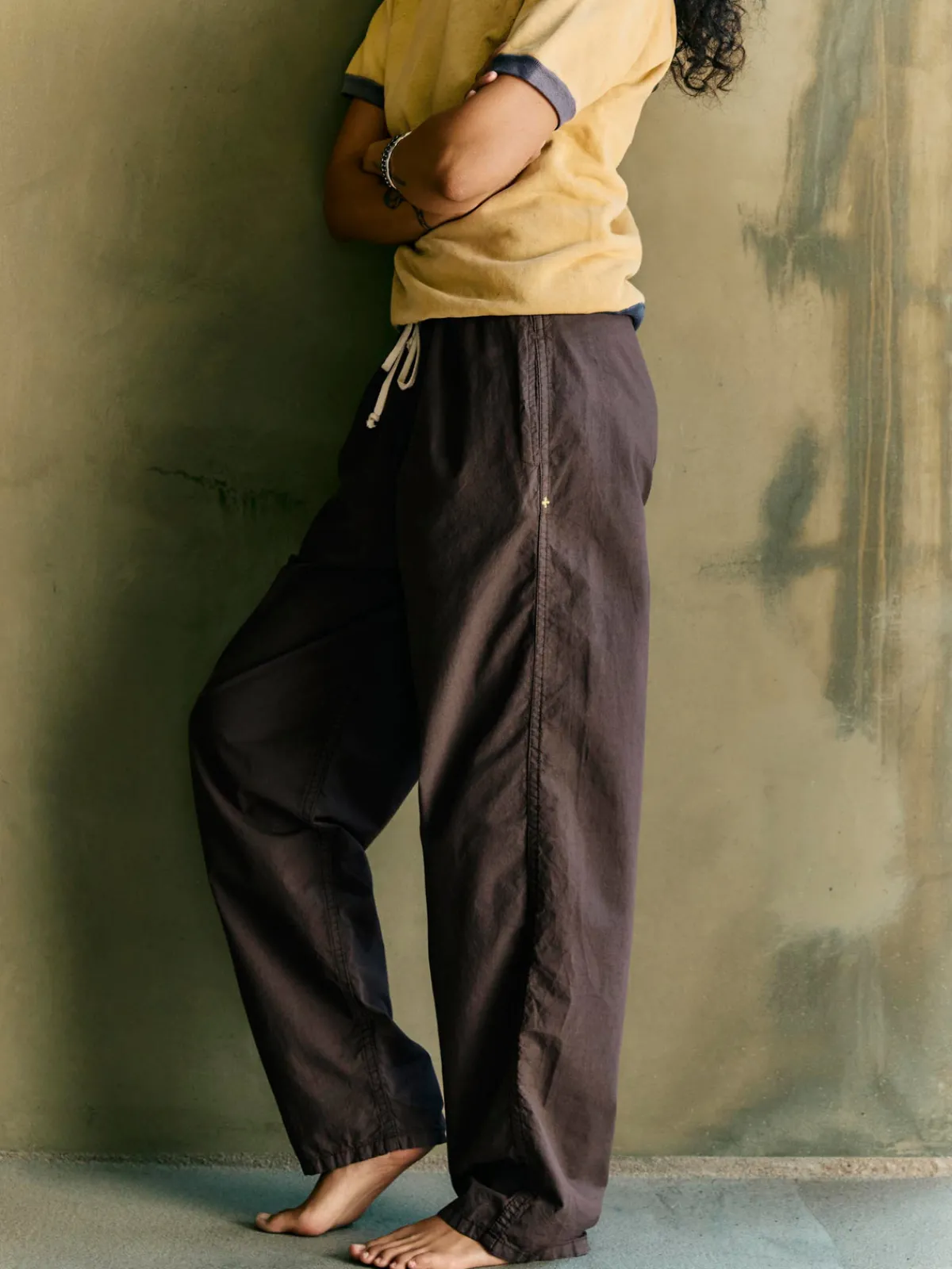 Women Imogene + Willie the lounge pant in umber poplin