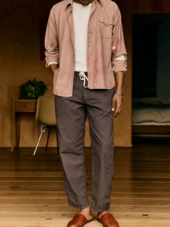 Imogene + Willie the lounge pant in umber poplin