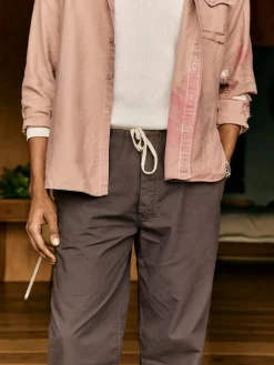Imogene + Willie the lounge pant in umber poplin