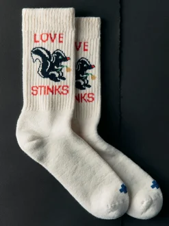 Women Imogene + Willie the "love stinks" sock