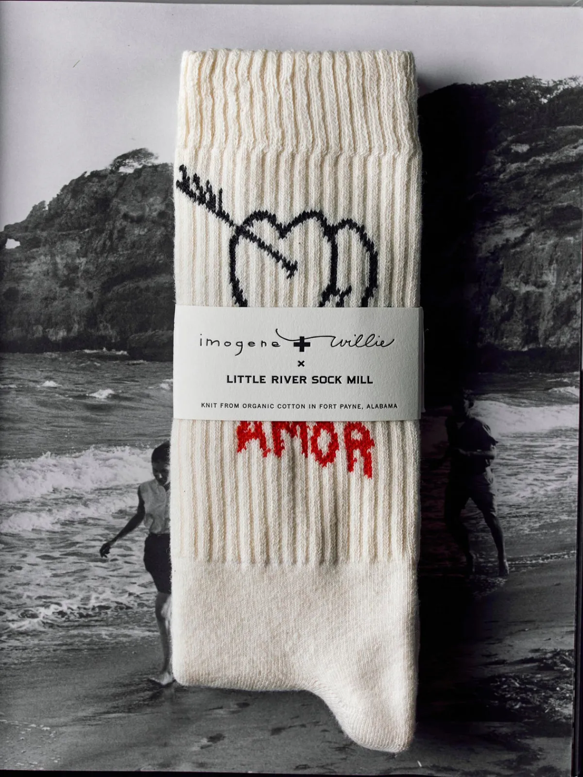 Women Imogene + Willie the "mi amor" sock