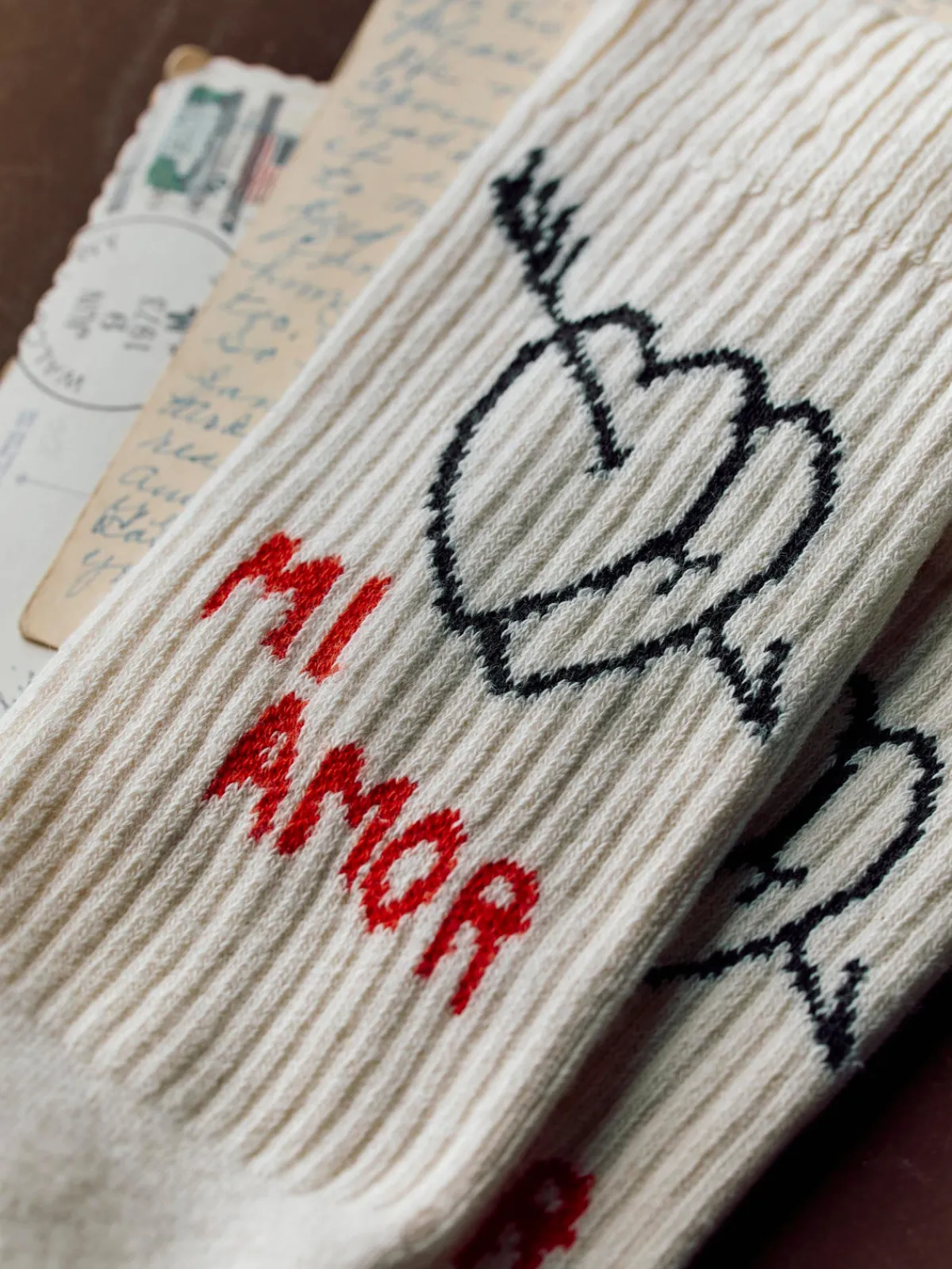 Women Imogene + Willie the "mi amor" sock