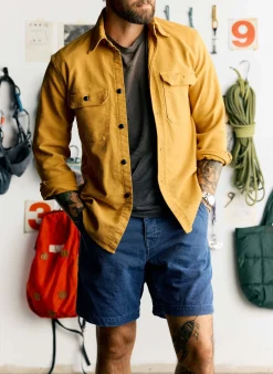 Imogene + Willie the mountain short in french blue