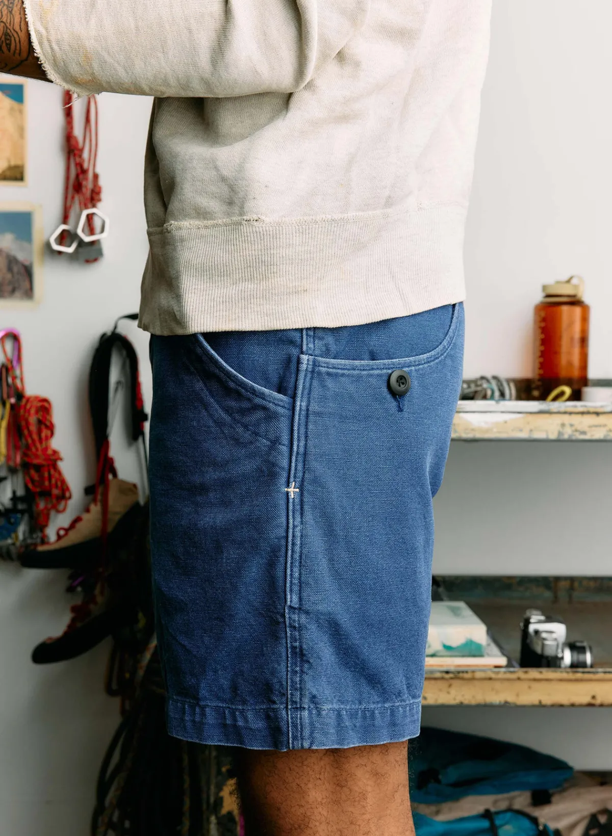 Imogene + Willie the mountain short in french blue
