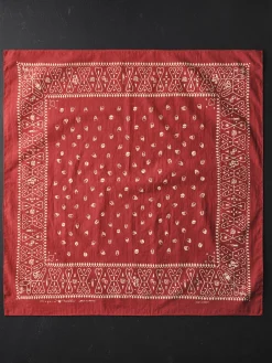 Women Imogene + Willie the "muerte" bandana in red