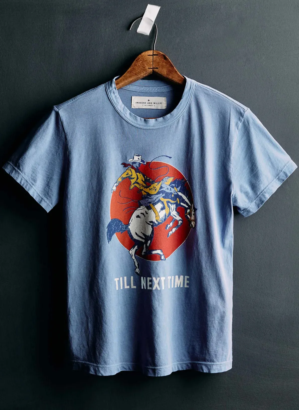Women Imogene + Willie the "next time" tee in blue