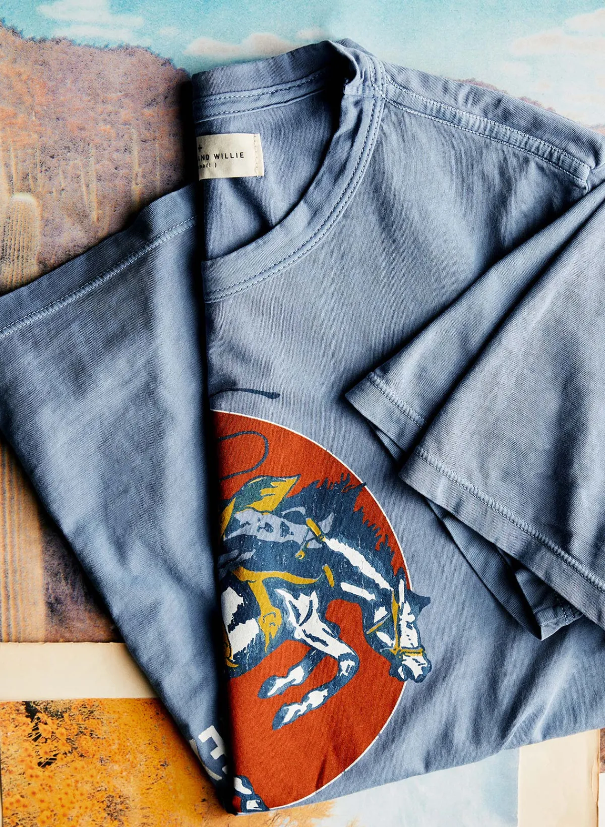 Women Imogene + Willie the "next time" tee in blue