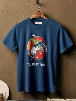 Women Imogene + Willie the "next time" tee in faded navy