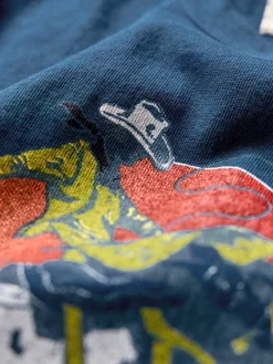 Women Imogene + Willie the "next time" tee in faded navy