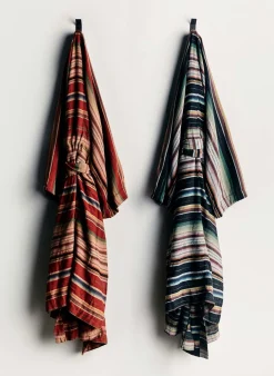 Women Imogene + Willie the ojai robe in coastal stripe