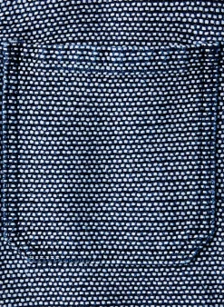 Women Imogene + Willie the painters coat in indigo cream sashiko