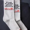 Women Imogene + Willie the "please return" sock