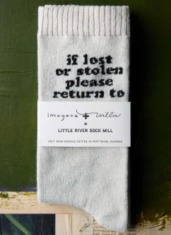 Women Imogene + Willie the "please return" sock