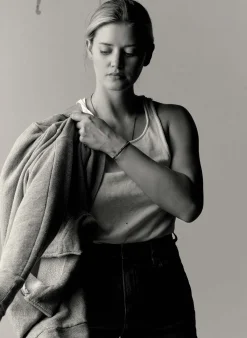Women Imogene + Willie the quarter zip heather pullover