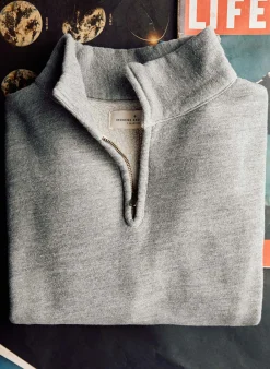 Women Imogene + Willie the quarter zip heather pullover