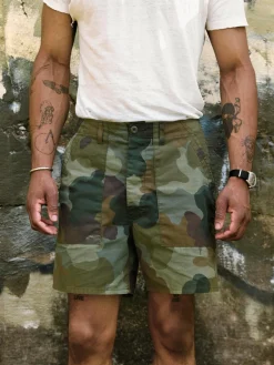 Imogene + Willie the ripstop fatigue short in painted camo