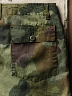 Imogene + Willie the ripstop fatigue short in painted camo