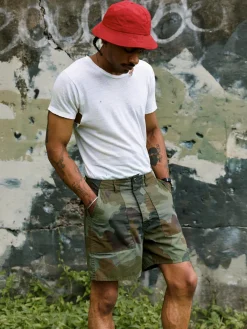 Imogene + Willie the ripstop fatigue short in painted camo