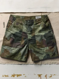Imogene + Willie the ripstop fatigue short in painted camo