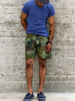 Imogene + Willie the ripstop fatigue short in painted camo