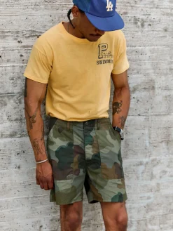 Imogene + Willie the ripstop fatigue short in painted camo
