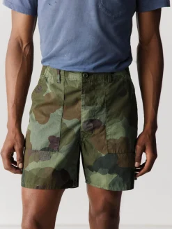 Imogene + Willie the ripstop fatigue short in painted camo