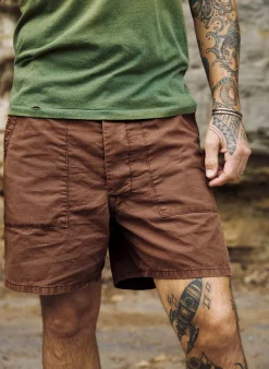 Imogene + Willie the ripstop fatigue short in brown