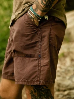 Imogene + Willie the ripstop fatigue short in brown