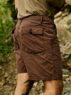 Imogene + Willie the ripstop fatigue short in brown