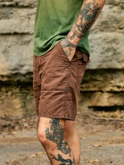 Imogene + Willie the ripstop fatigue short in brown