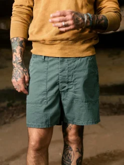 Imogene + Willie the ripstop fatigue short in slate